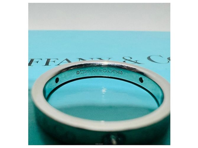 Tiffany & Co Anello Tiffany in platino e diamanti Misura Multicolore - vista 6