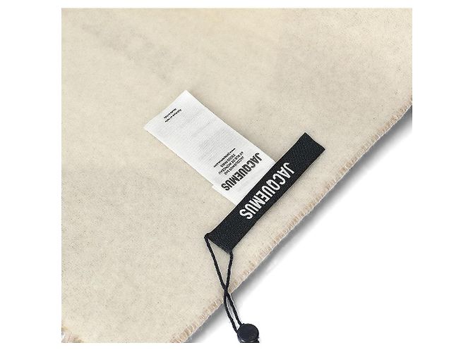 Jacquemus Jacquard Logo Scarf Orange - view 4