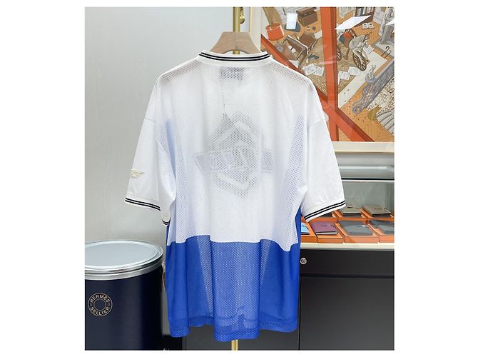 Gucci Kurzärmeliges Herren-T-Shirt mit Elblem-Print Mehrfarben - Ansicht 5