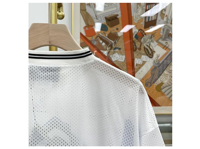 Gucci Kurzärmeliges Herren-T-Shirt mit Elblem-Print Mehrfarben - Ansicht 6