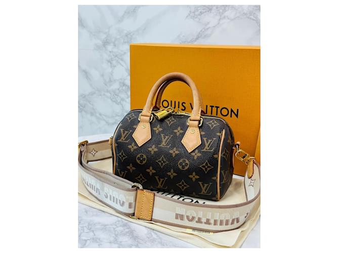 Louis Vuitton Speedy Bandouliere Monogram Arancione - vista 3