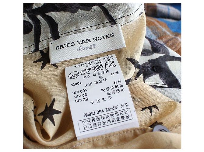 Camisa Estampada Dries Van Noten Castaño - vista 4