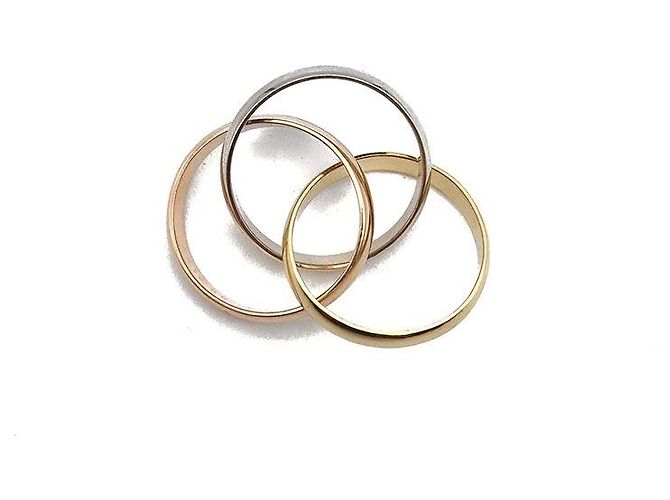 Cartier Anillo Trinity Blanco - vista 5