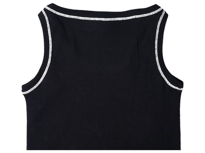 Miu Miu Vestido de tirantes de algodón con cuello redondo para mujer - vista 6