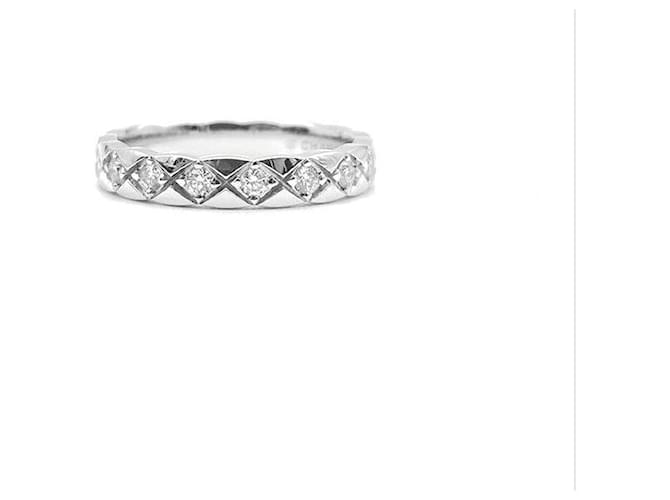 Chanel Anillo Coco Crush Diamond Mini Blanco - vista 2