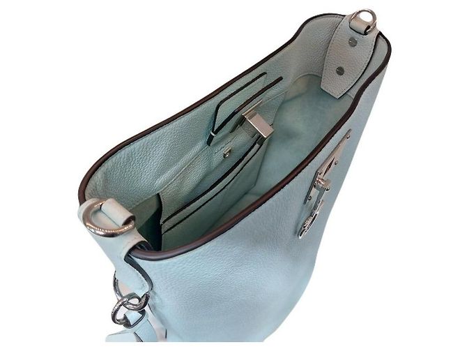 Salvatore Ferragamo FERRAGAMO Studio Silver Mint Borsa Bucket Tote Borsa a Spalla Verde - vista 6