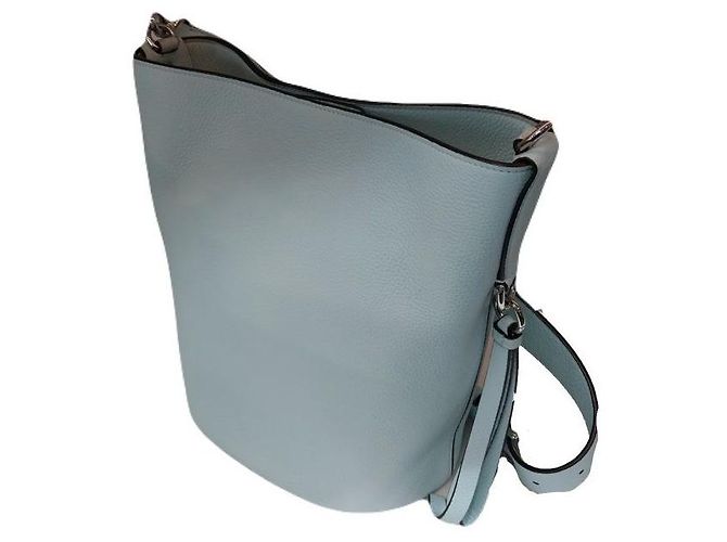 Salvatore Ferragamo FERRAGAMO Studio Silver Mint Borsa Bucket Tote Borsa a Spalla Verde - vista 8