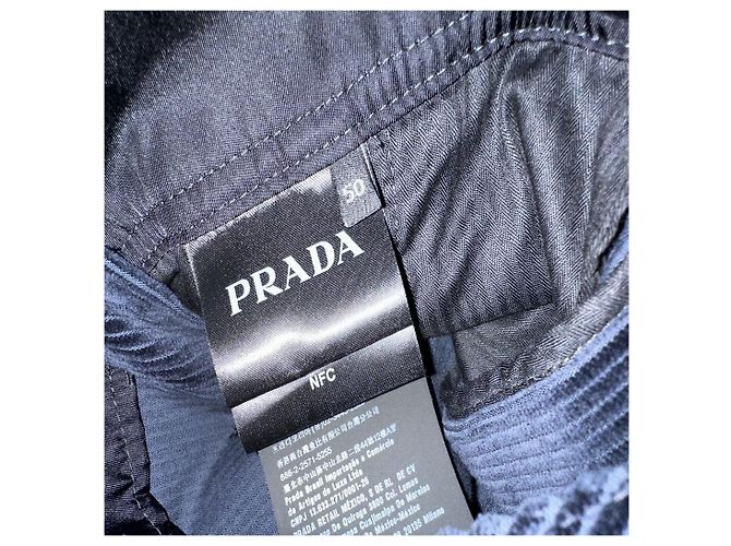 Prada Cord Salopette Silber - Ansicht 10