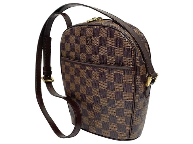 Louis Vuitton Bolsa de Ombro Damier Ébène PM Preto - vista 3