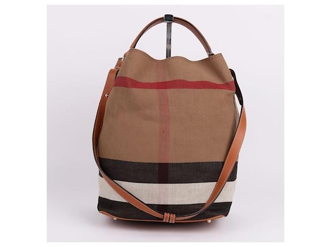 Burberry Borsa a mano e a spalla Ashby Brown Medium Marrone - vista 2