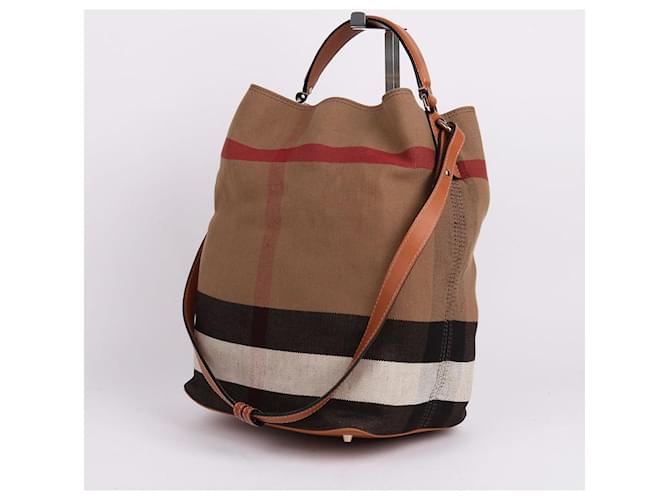Burberry Borsa a mano e a spalla Ashby Brown Medium Marrone - vista 3