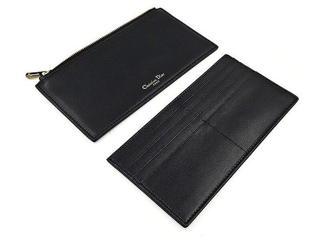 Borsa a tracolla Christian Dior Cannage Chain Nero - vista 8