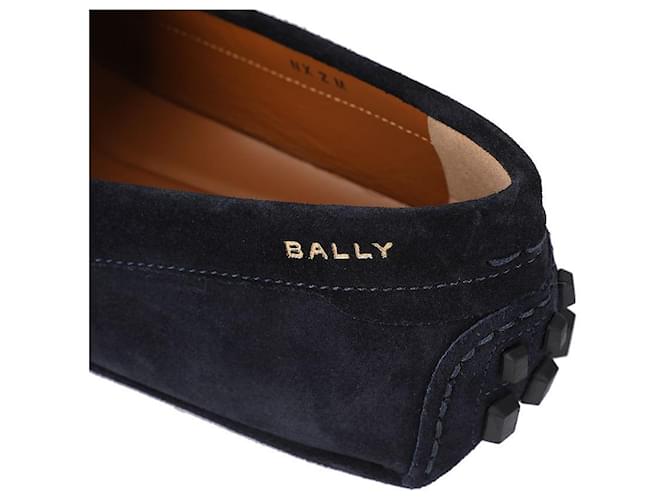 Bally Mocassini da guida da uomo Blu - vista 9