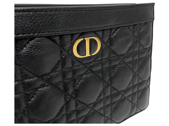 Pochette a tracolla Dior Caro Chain Nero - vista 4