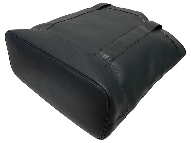 Balenciaga Punched Logo Cabas Tote Bag Schwarz - Ansicht 6