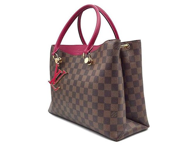 Louis Vuitton Damier Riverside Marrone - vista 2