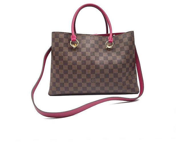 Louis Vuitton Damier Riverside Marrone - vista 3