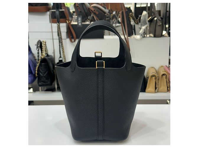 Hermès Picotan Black Gold Nero - vista 2