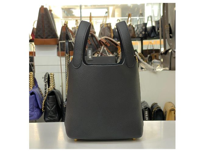 Hermès Picotan Black Gold Nero - vista 4