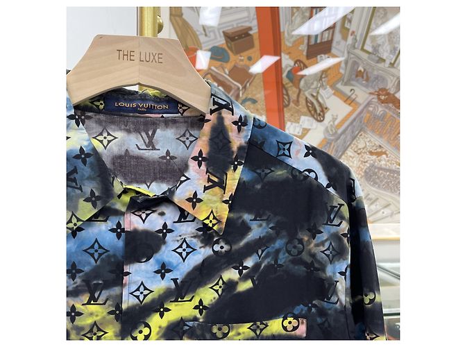 Louis Vuitton T-shirt Monogram Tie-Dye Size Multicolore - vista 3