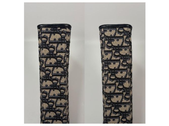 Dior Pochette Montaigne in jacquard obliquo blu - Ansicht 7