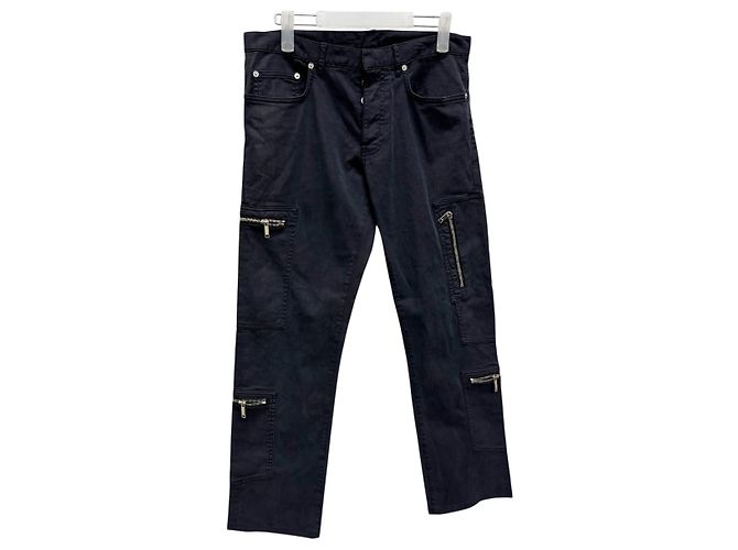 Dior Multi-Pocket Denim Hose Blau - Ansicht 3