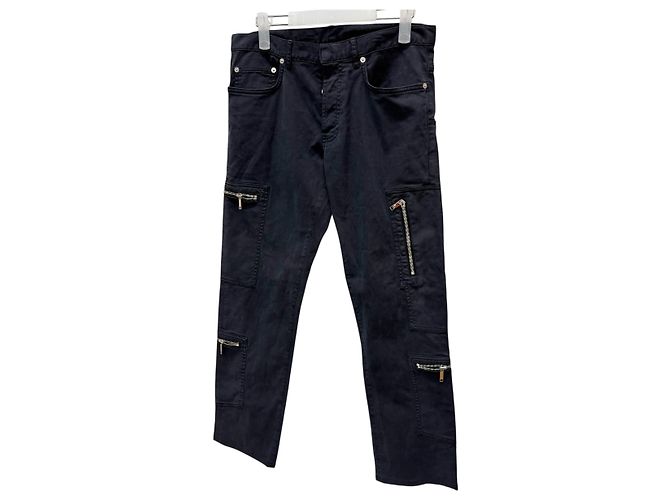 Dior Multi-Pocket Denim Hose Blau - Ansicht 4