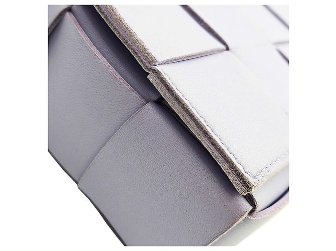 Bottega Veneta Borsa a tracolla Cassette in intreccio Intrecciato viola Porpora - vista 8