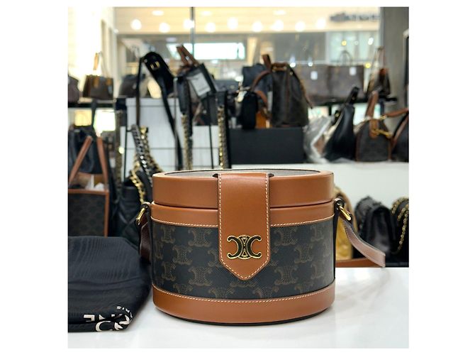 Céline Borsa a tracolla media Triope Canvas Tan Tambourine Multicolore - vista 3