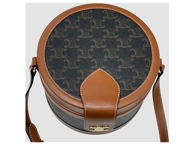 Céline Borsa a tracolla media Triope Canvas Tan Tambourine Multicolore - vista 5