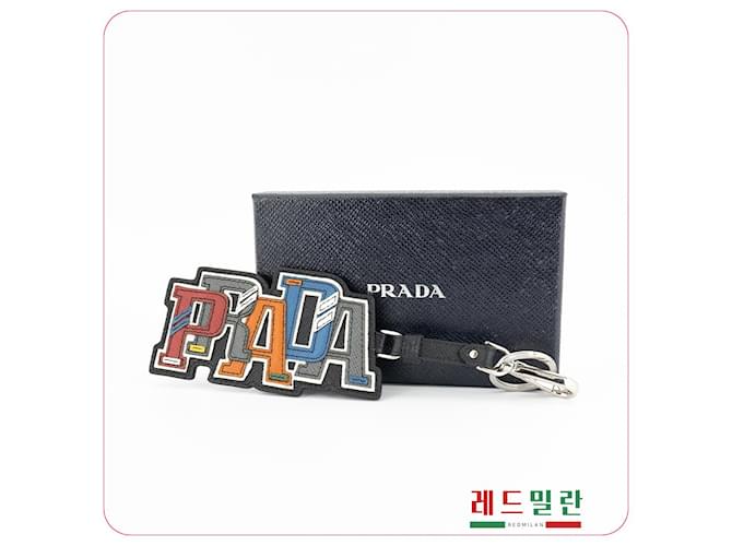 Prada Portachiavi con Logo Multicolore - vista 21
