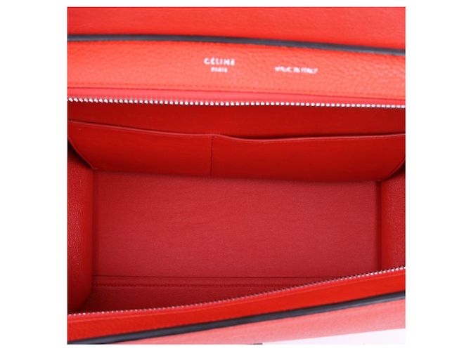 Céline Piccola borsa Trapeze con manico superiore Arancione - vista 12