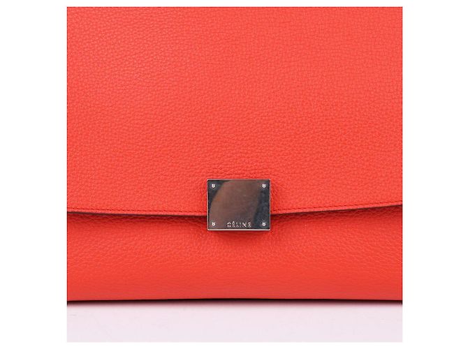 Céline Piccola borsa Trapeze con manico superiore Arancione - vista 3