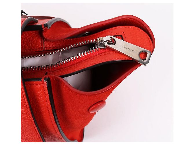 Céline Piccola borsa Trapeze con manico superiore Arancione - vista 7