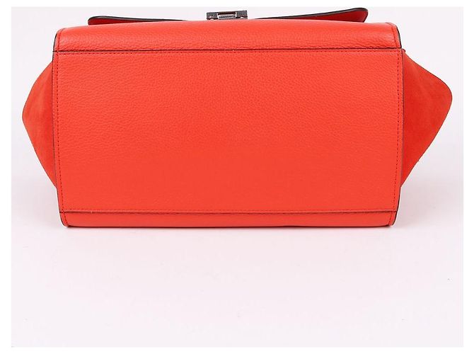 Céline Piccola borsa Trapeze con manico superiore Arancione - vista 9