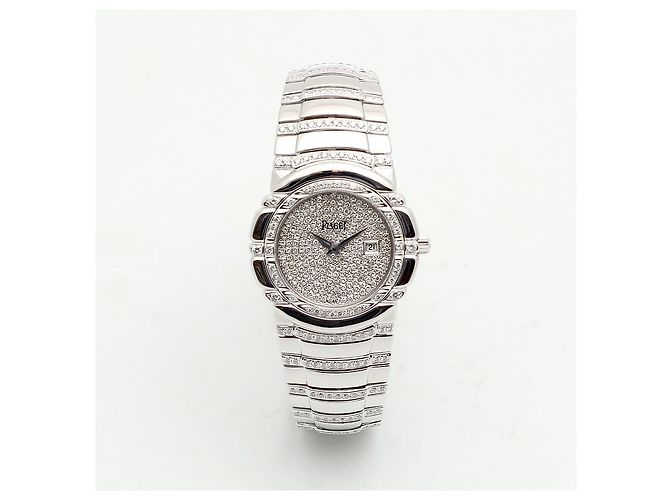 Piaget Orologio al quarzo Tanagra in oro bianco da uomo, dimensione Medium - vista 14