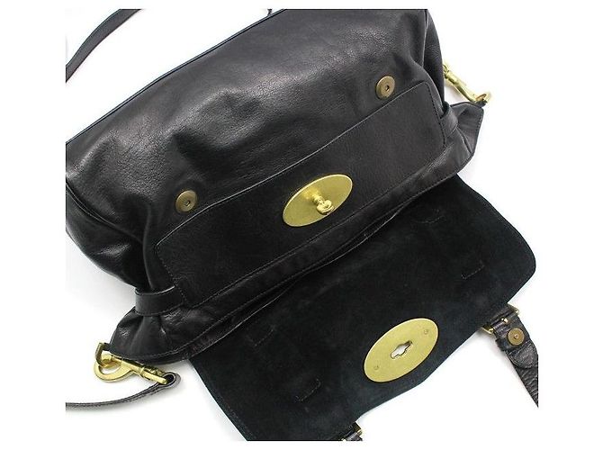 Mulberry Borsa a spalla Alexa in pelle nera Nero - vista 3