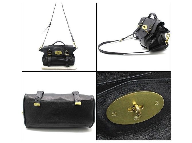 Mulberry Borsa a spalla Alexa in pelle nera Nero - vista 6