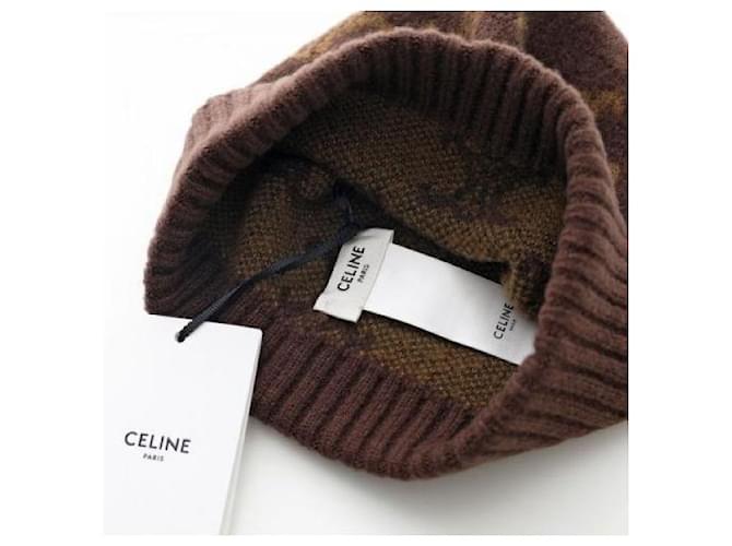 Céline Monogram-Beanie aus Wolle Schwarz - Ansicht 4