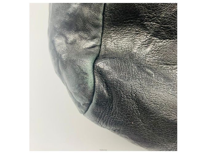 Borsa a tracolla grande nera stropicciata Givenchy Nero - vista 6