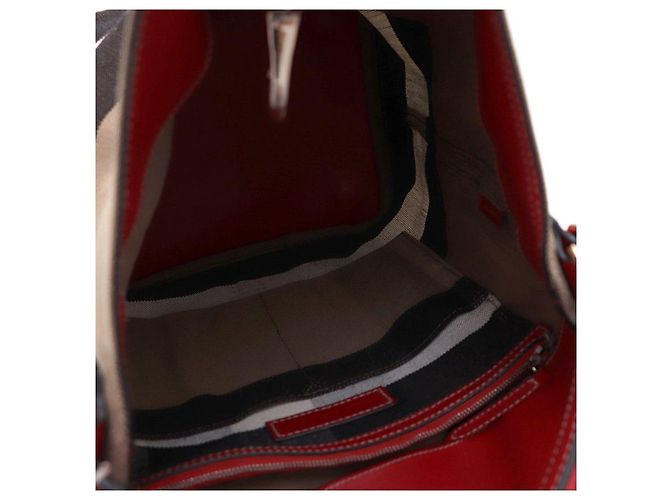 Burberry Borsa Bucket Hobo Tote Sussana e Borsa a Spalla Marrone - vista 8