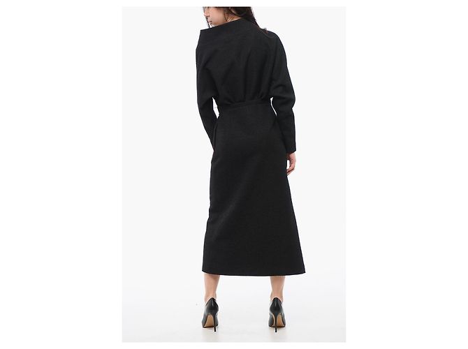 Dior Refurbished Product Wool Blend Shoulder Dress Black - view 2