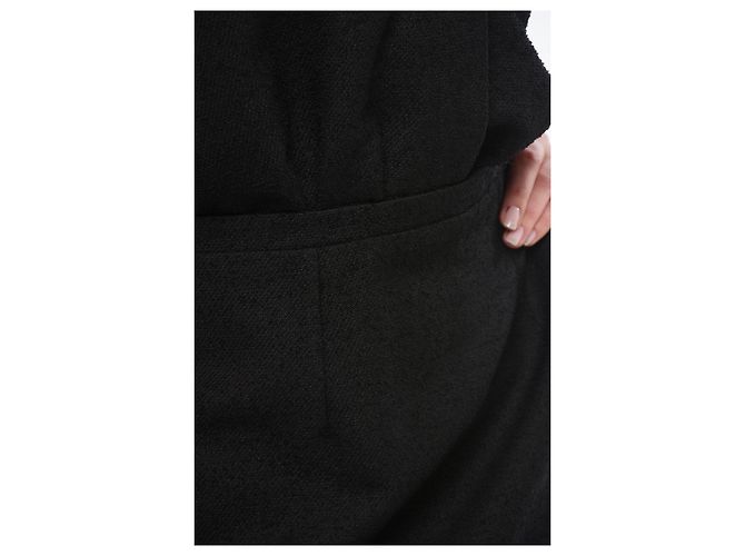 Dior Refurbished Product Wool Blend Shoulder Dress Black - view 4
