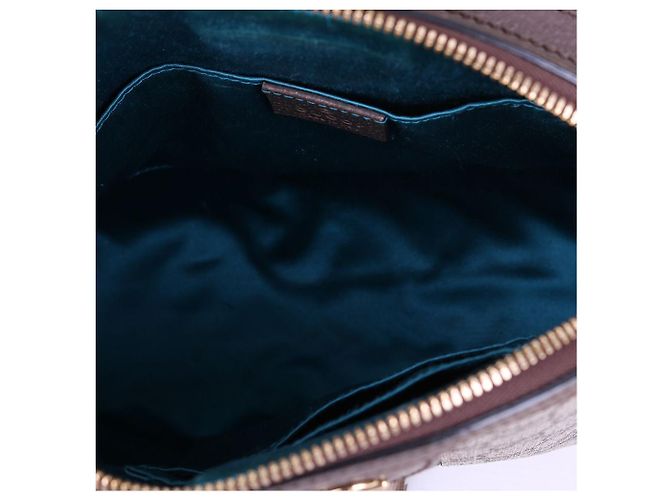 Gucci Piccola borsa a tracolla Ophidia Stripe da donna Marrone - vista 11