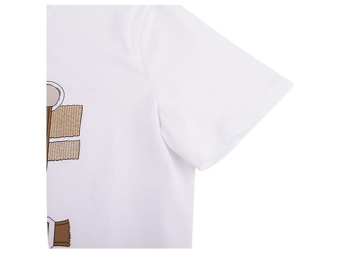 Hermès Camiseta micro estampada para mujer Blanco - vista 11