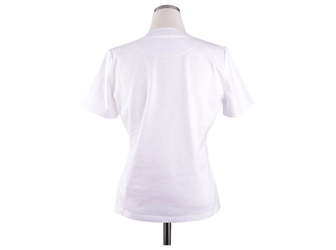 Hermès Camiseta micro estampada para mujer Blanco - vista 14