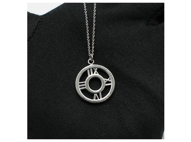 Tiffany & Co Collana con pendente Atlas Circle in argento sterling - vista 5