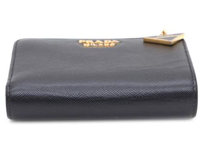 Prada Cartera Saffiano Logo Negra Negro - vista 5