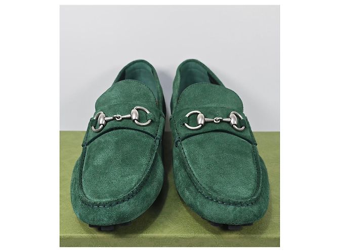 Gucci Mocassino Driver in scamosciato con morsetto Multicolore - vista 2