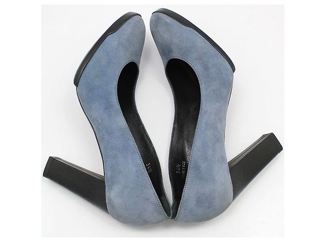 Tod's High Heels aus blauem Wildleder - Ansicht 5
